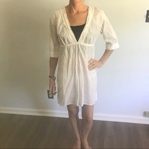 Swimsuit coverup, white, Size S, Merona